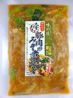 九条ねぎと豚肉のみそ煮込み